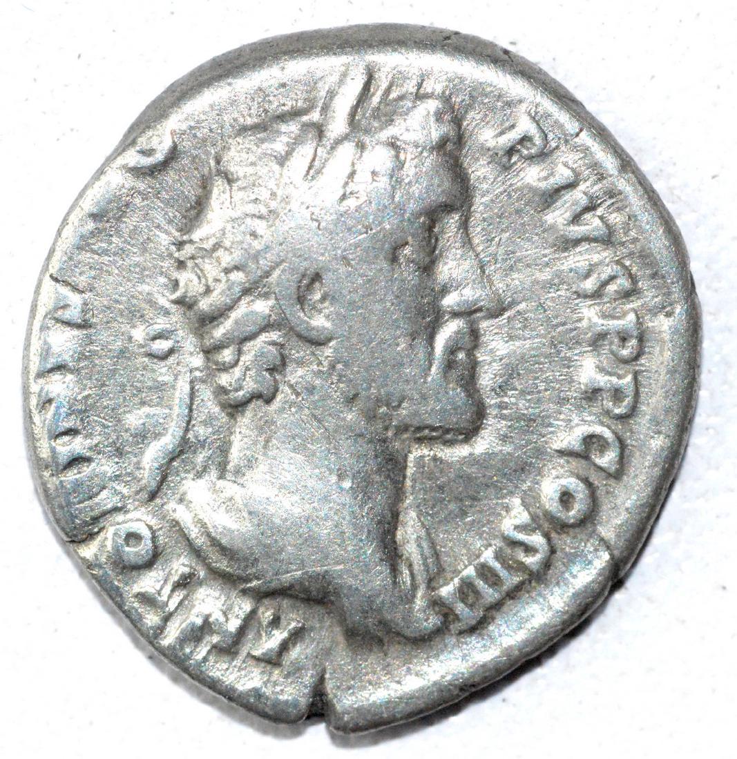 Ancient Roman Denarius Coin - Antoninus Pius (1 of 2)