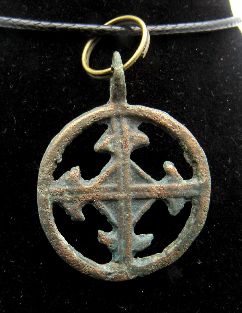 Medieval Crusaders Open-Work Cross Pendant (1 of 2)