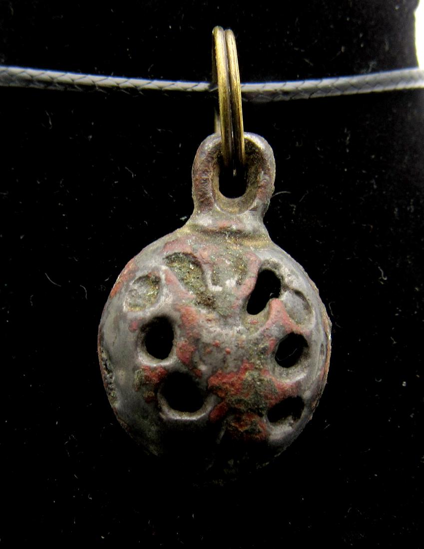 Medieval Viking Open-Work Acorn Pendant (1 of 2)