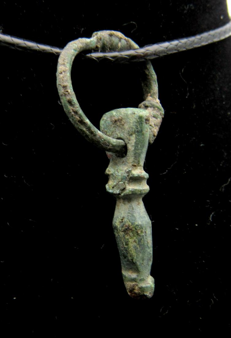Ancient Roman Phallus Pendant on Ring (1 of 2)