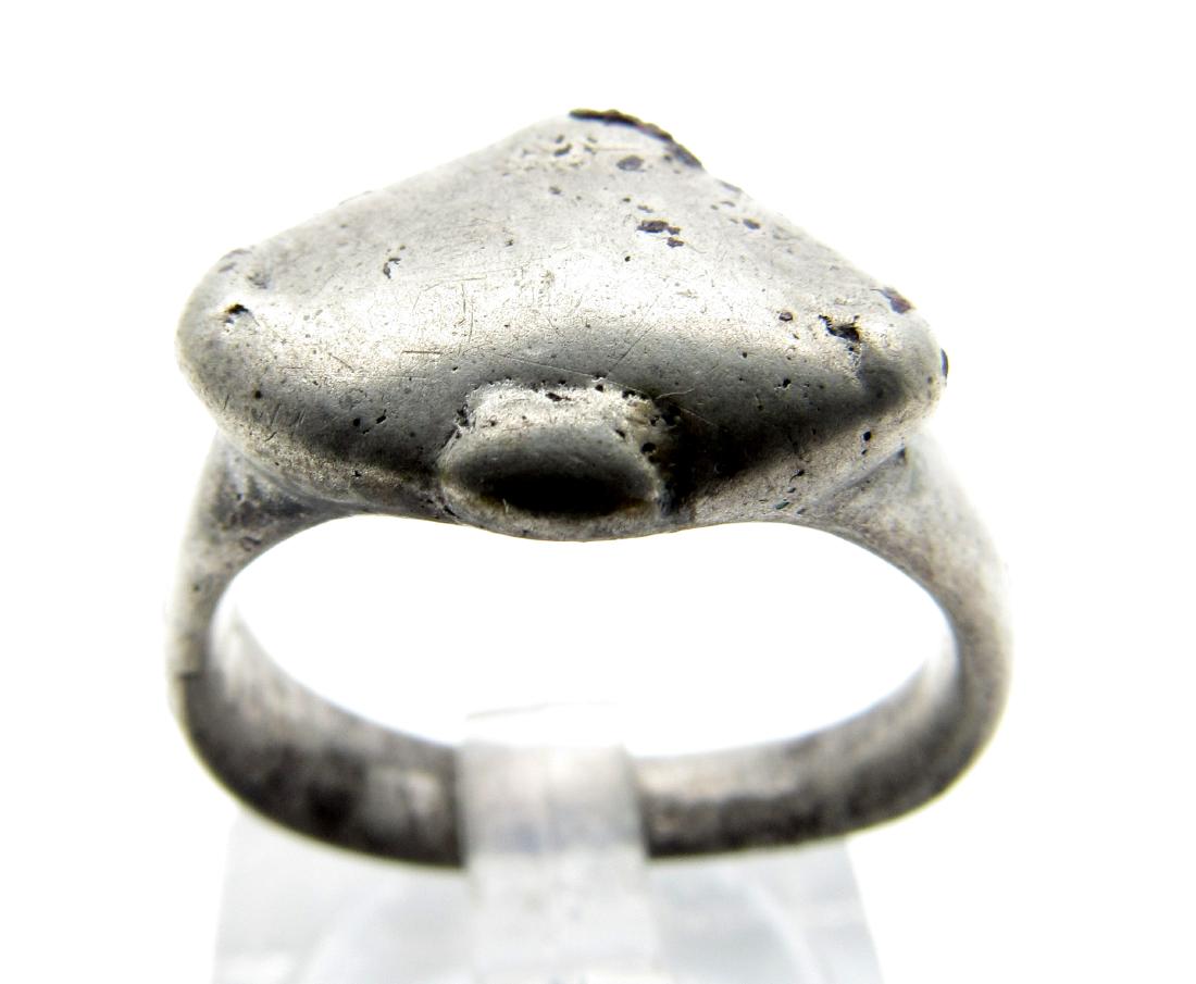Medieval Viking Silver Warriors Ring (1 of 3)