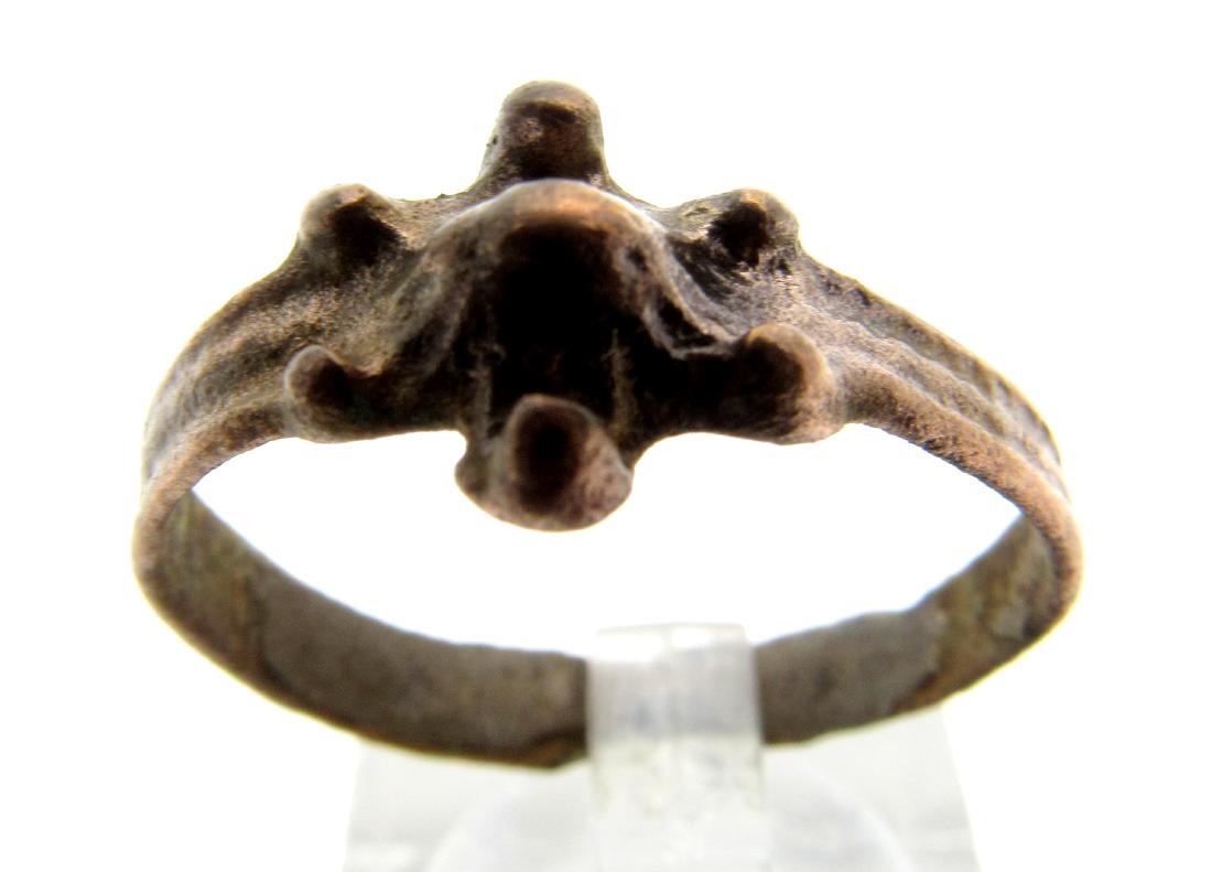 Medieval Ring with Crown Shaped Bezel (1 of 3)