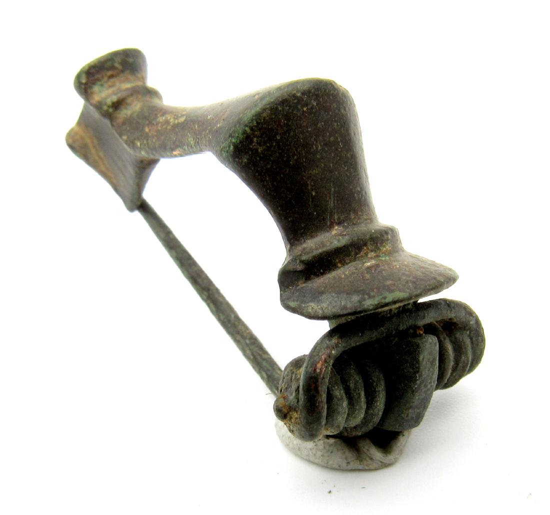 Ancient Roman Knee Type Brooch (1 of 3)