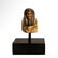 Egyptian Polychrome Faience Bust of a Shabti, c. 300 - 2