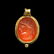 Roman Pendant with Cornelian Intaglio, Head of Apollo,