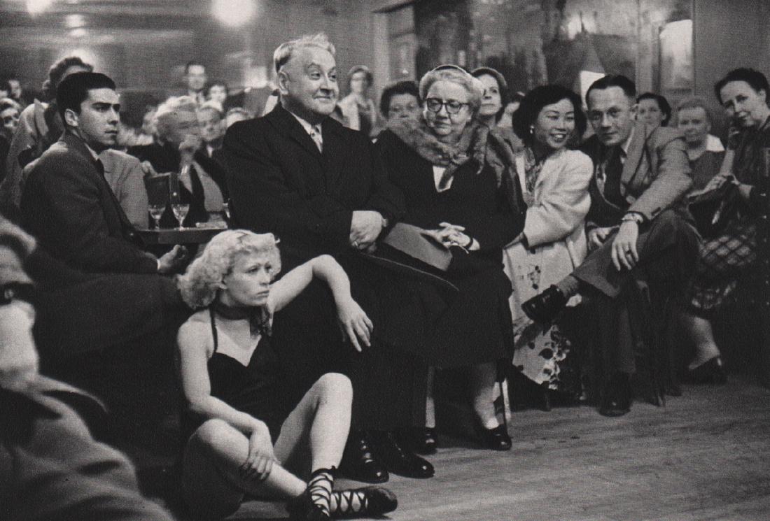 ROBERT DOISNEAU - Petit Balcon Dance Hall, 1953: Artist: ROBERT DOISNEAU Print Title: The Petit Balcon Dance Hall, 1953 Medium: Sheet-fed Gravure Printing Date: 1979 Printing Location: France Image Size: 6.75 x 4.75 inches Robert Doisneau (1912-1994