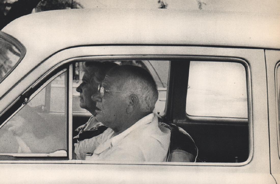 ROBERT FRANK - Detroit, Michigan: Artist: ROBERT FRANK Print Title: Detroit, Michigan Medium: Sheet-fed Gravure Printing Date: 1958 Printed in France Image Size: 7.5 x 5.25 inches Robert Frank (b. 1924) is an American photographer and