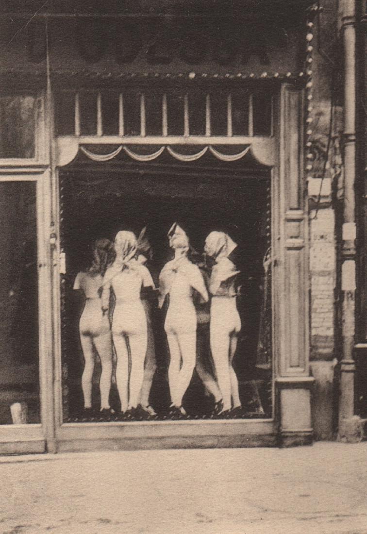 ANDRE KERTESZ - Devanture: Artist: ANDRE KERTESZ Print Title: Devanture Medium: Sheet-Fed Gravure Printing Date: 1929 Printed in France Image size approx. 3.25 x 4.25 inches Andre Kertesz (1894-1985) born Kertesz Andor, was a H