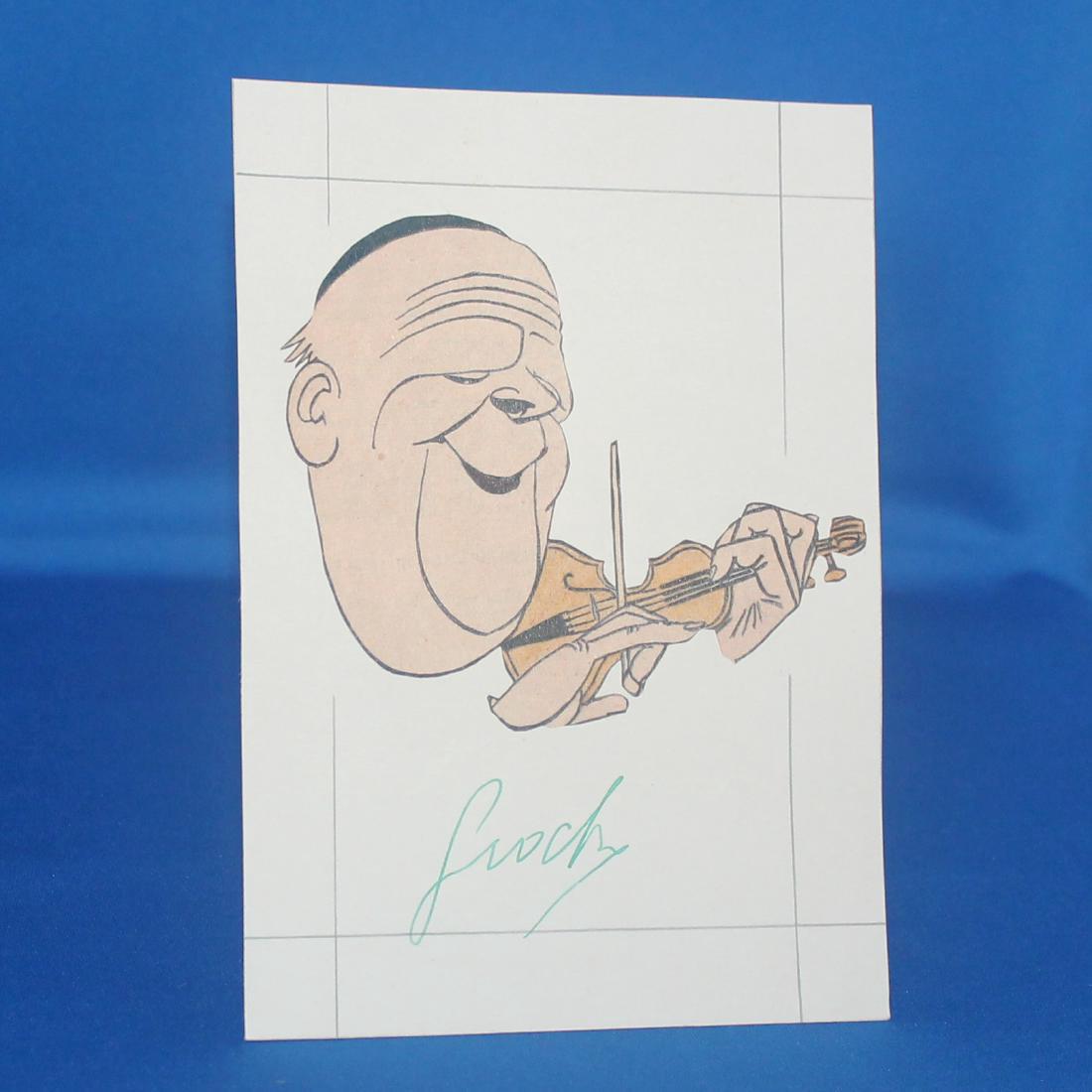 Signed picture Grock, famous musician clown 1930's (1 of 4)