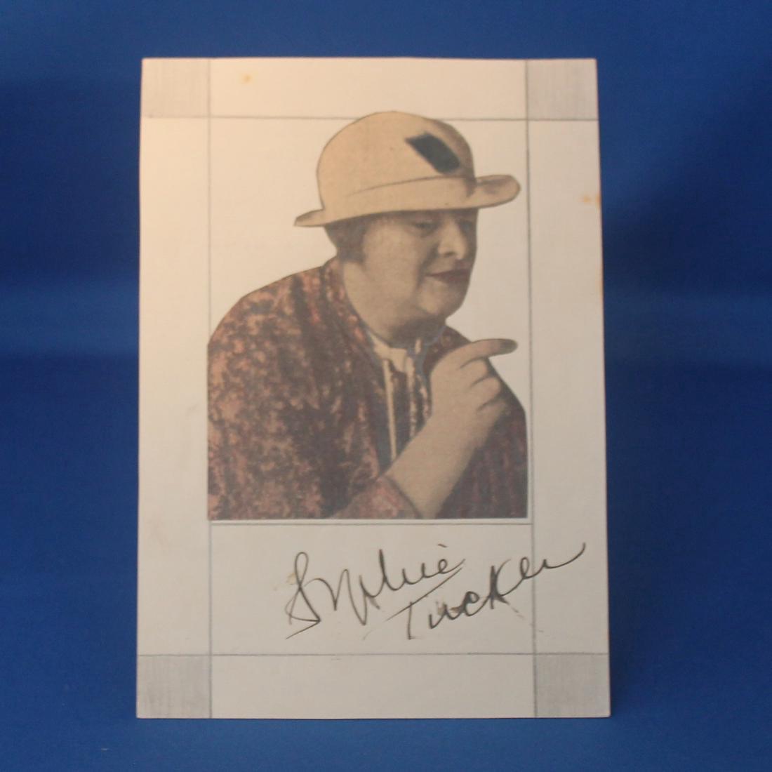 Signed picture Sophie Tucker actress singer 1930's (1 of 5)
