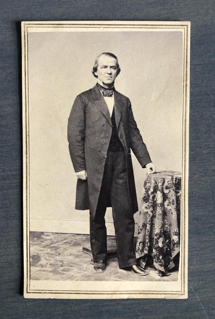 Rare President Andrew Johnson CDV (1 of 2)
