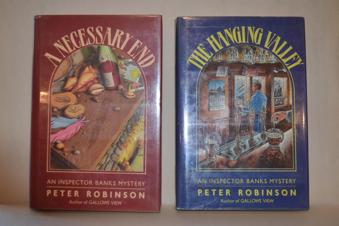 Two Novels by Peter Robinson Signed 1989 First Edition (1 of 3)