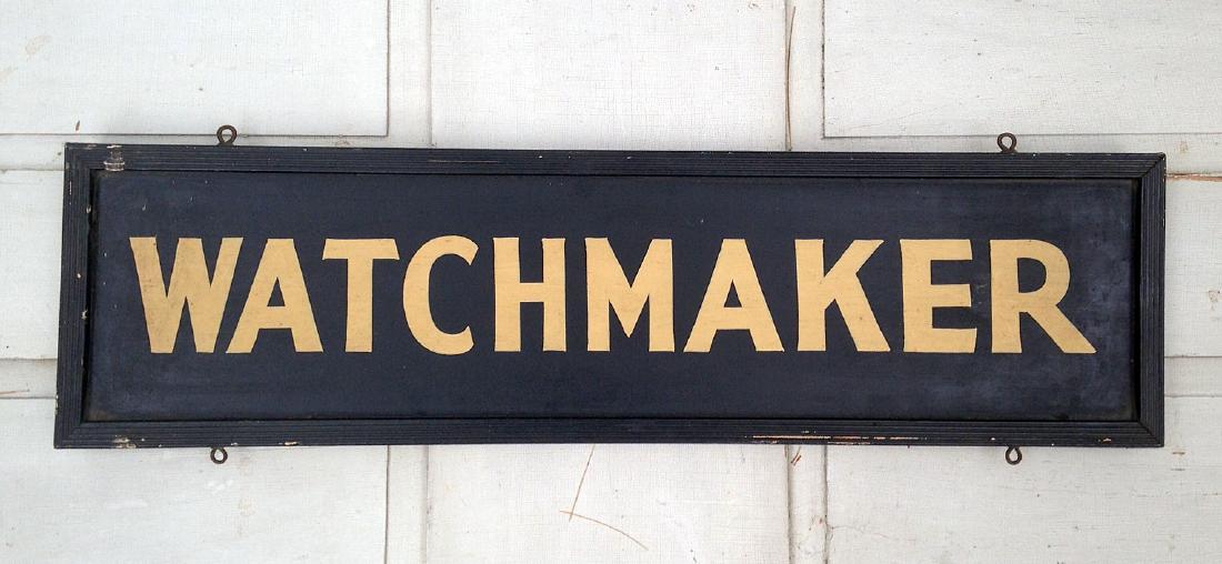 Watchmaker Trade Sign 1930s (1 of 4)
