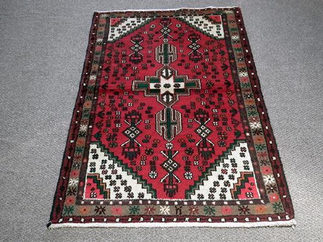 Hand Woven Fine Quality Persian Hamedan Rug 3.5x5 (1 of 5)