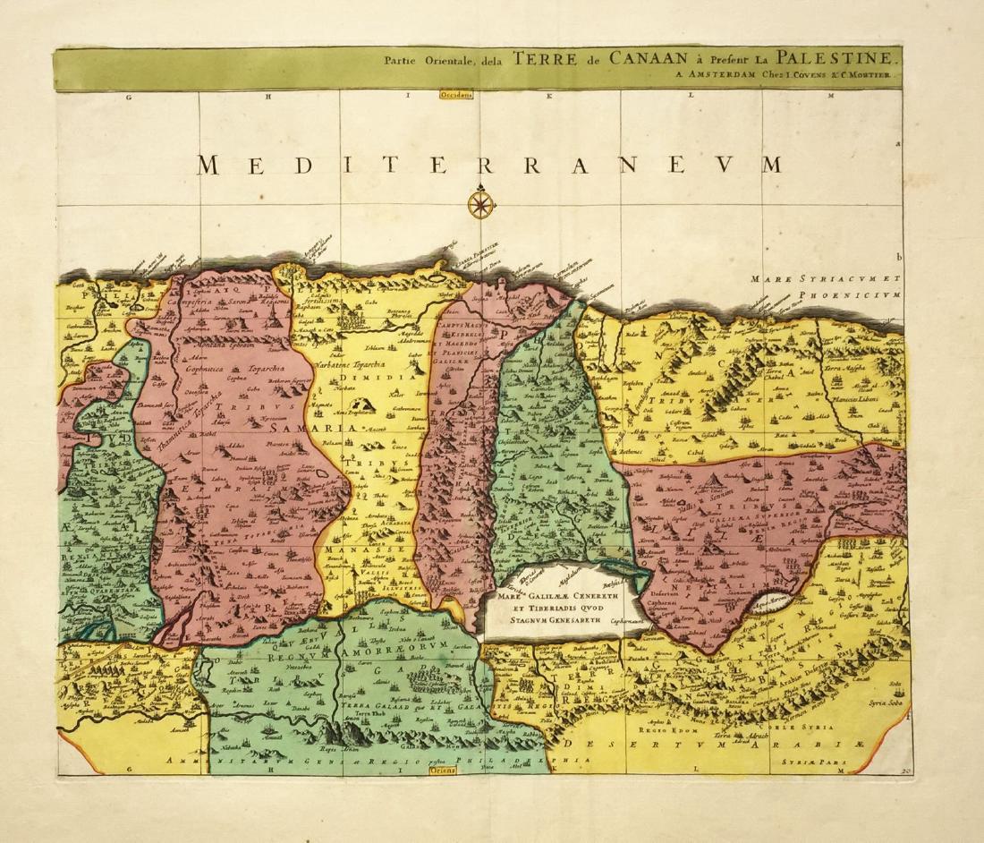 Sanson/Covens & Mortier: Eastern Holy Land, 1730 (1 of 1)