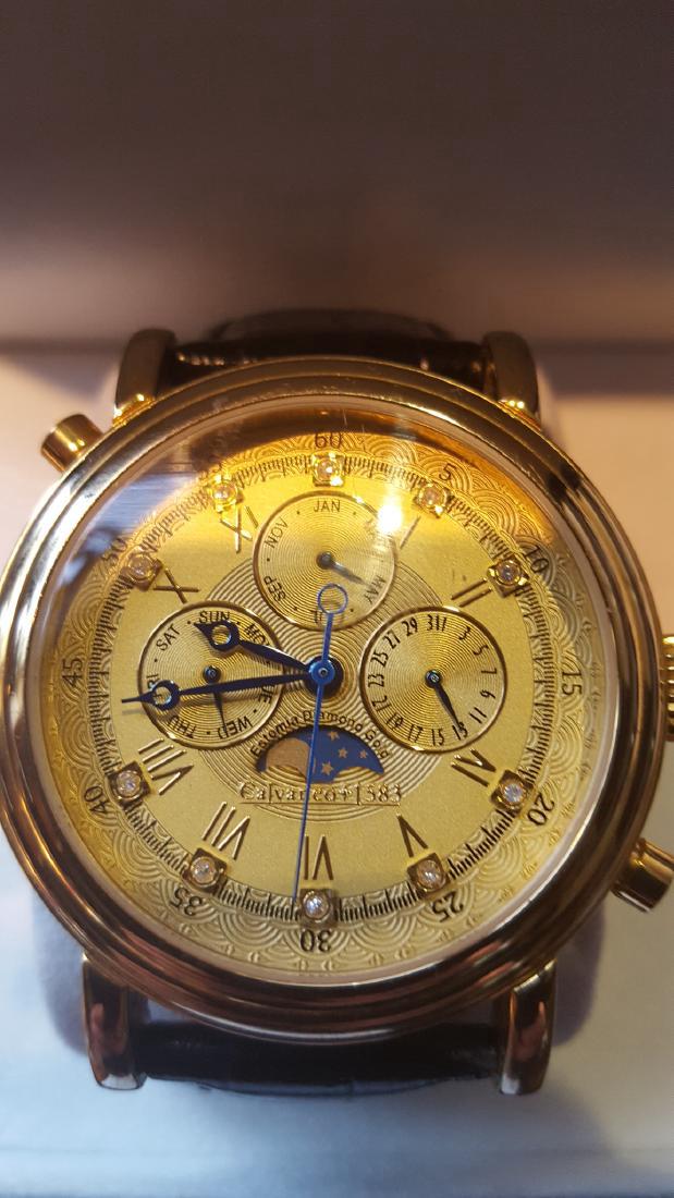 CALVANEO Estemia Gold Diamant Moonphase Watch (1 of 5)