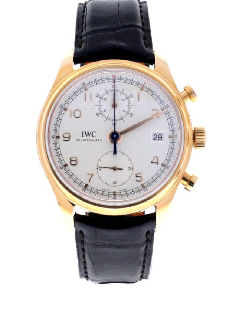 IWC Portugieser Chronograph 18kt Pink Gold Watch (1 of 8)