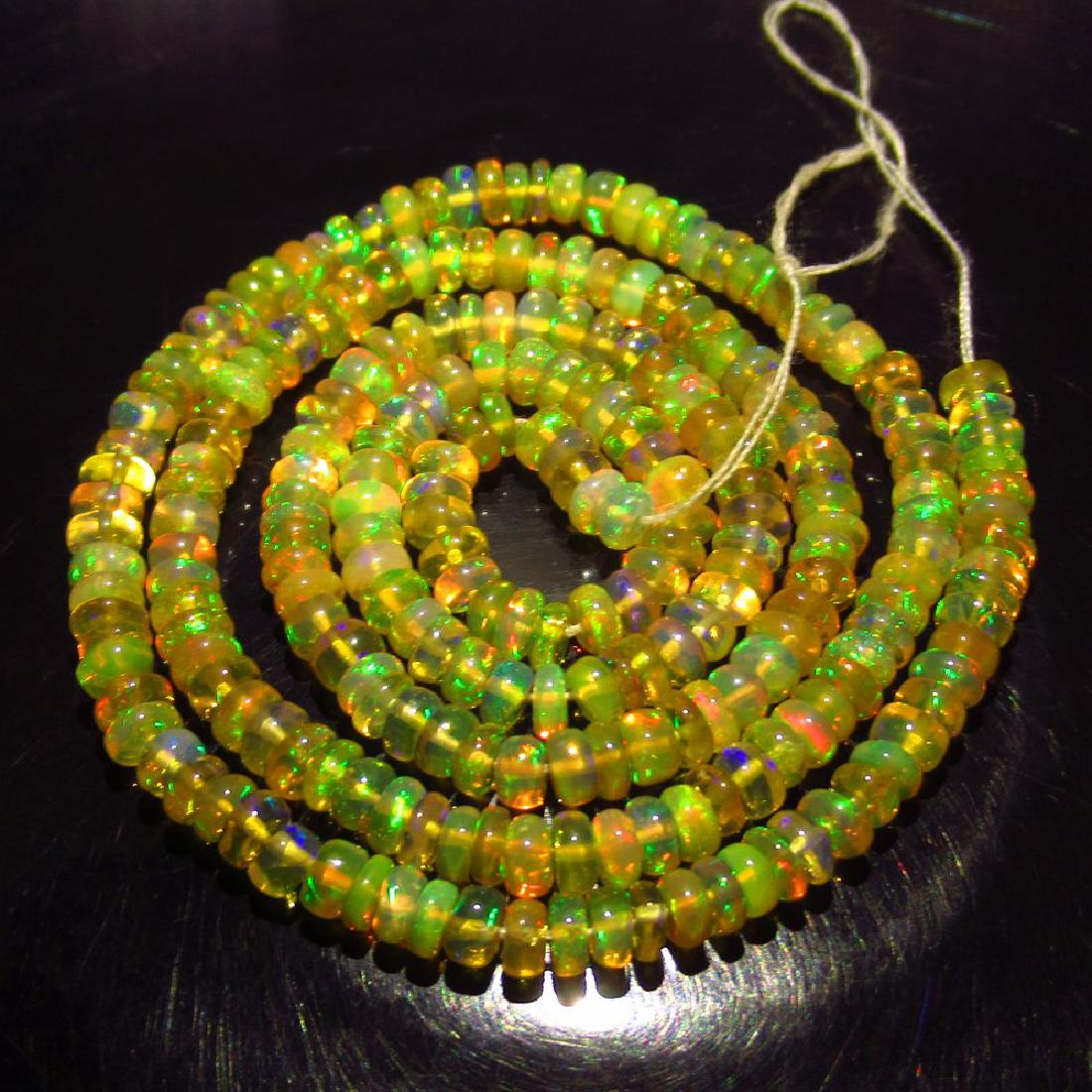 33.38 Ctw Natural Loose Honey Opal Beads Necklace (1 of 5)