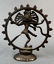 Four-armed Shiva dances the sacred "Cosmic Dance" - 4