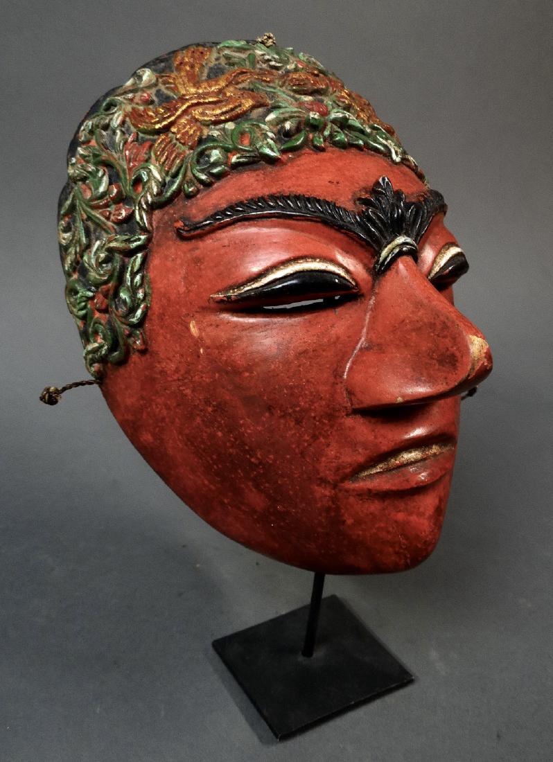 Fine old Javanese theatre mask Indonesia (1 of 6)