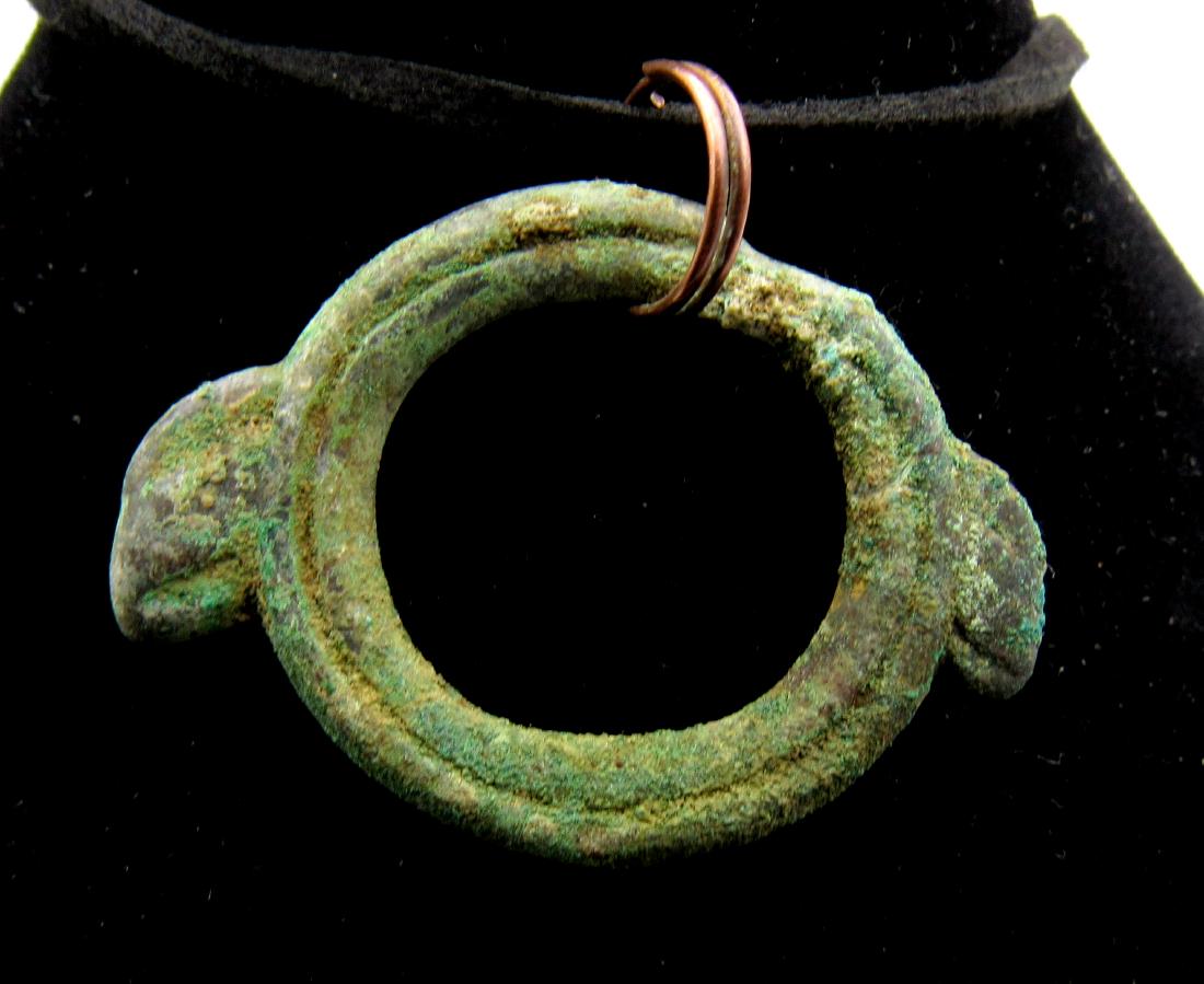 Ancient Roman Pendant with an Eagle Motif (1 of 2)