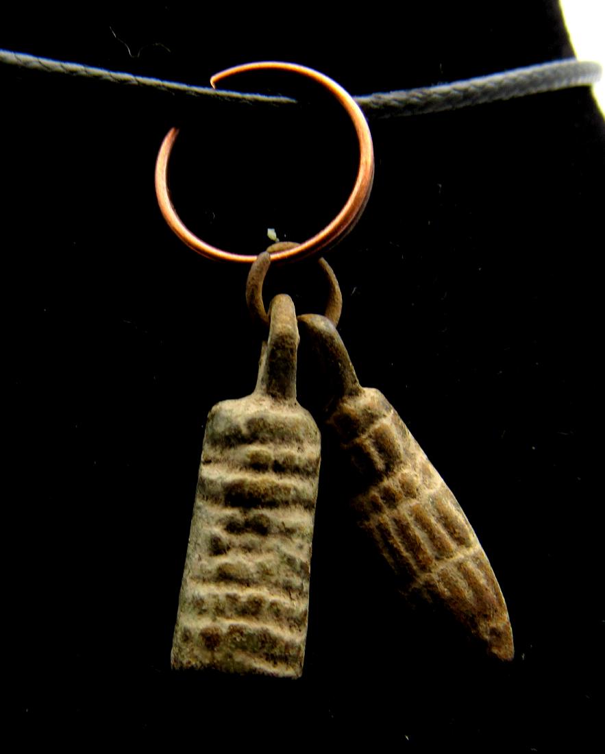 Ancient Roman Double Phallus Pendant (1 of 2)