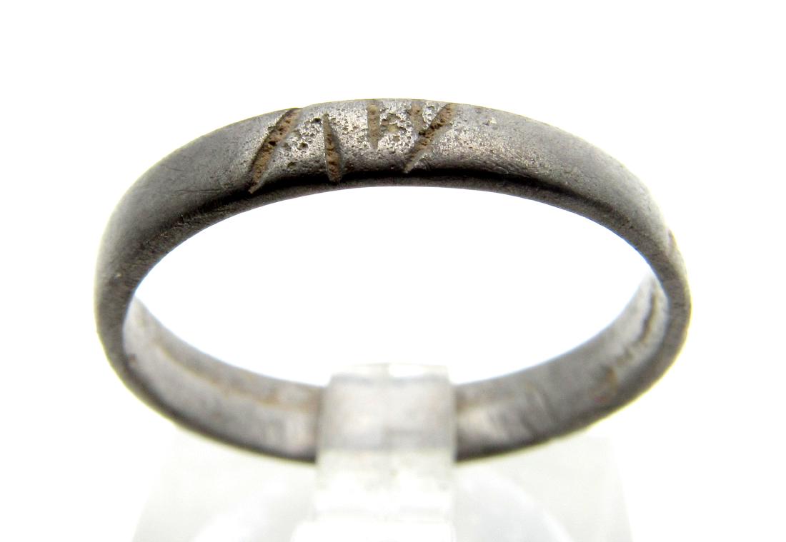 Medieval Viking Silver Runic Ring (1 of 3)