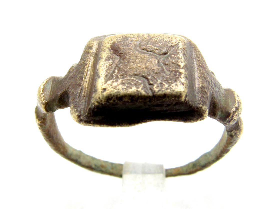 Medieval Viking Decorated Ring with Runes (1 of 3)