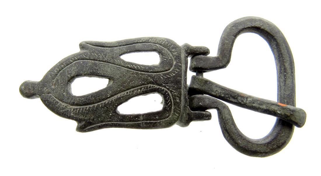 Medieval Open-Work Belt Buckle (1 of 3)