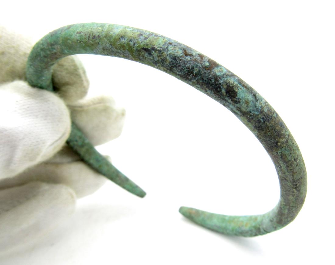 Medieval Viking Bracelet with Snake Terminals (1 of 4)