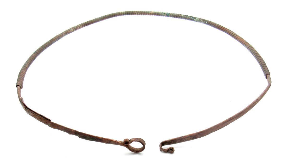 Large Medieval Viking Twisted Neck Torc (1 of 4)