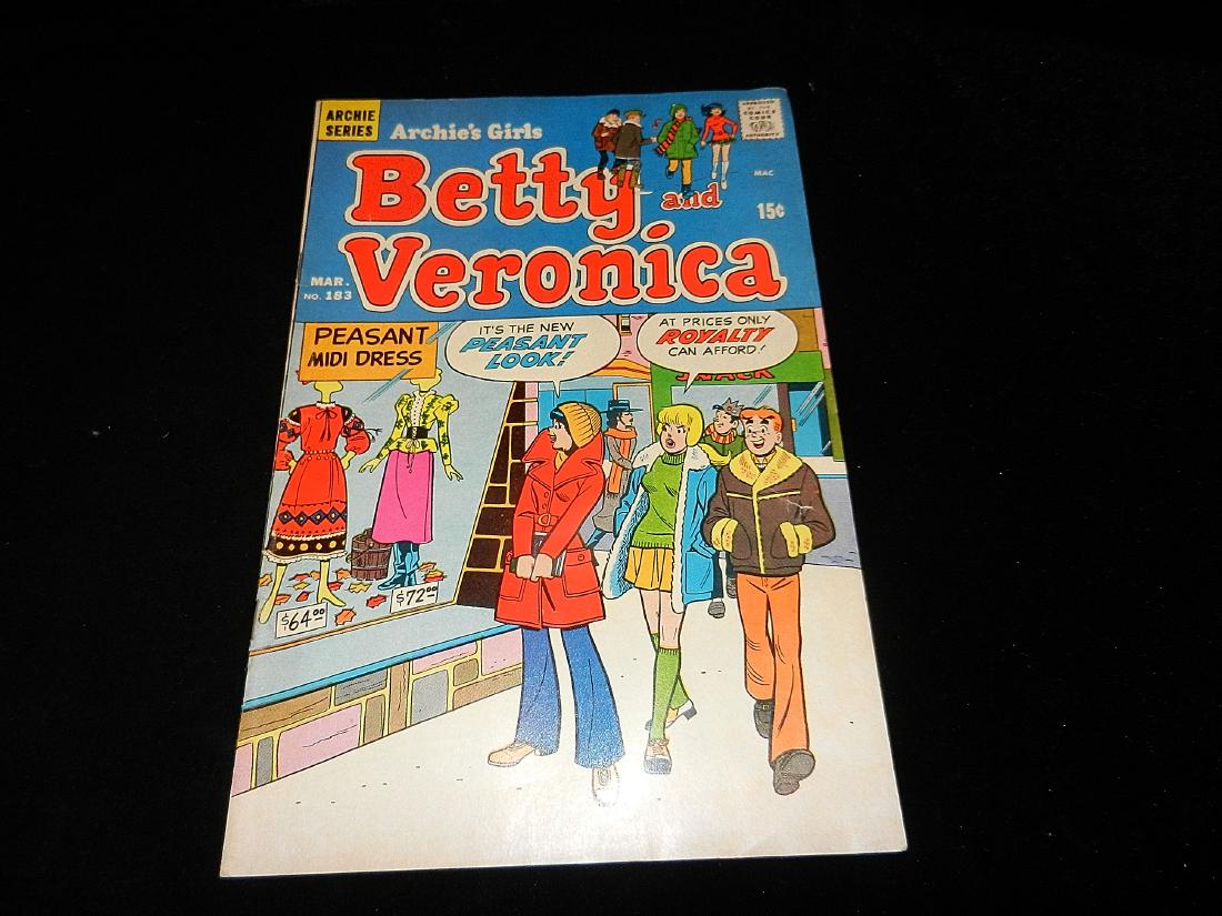 Archies Series Archie's Girls DC Comics Issue #183 1971 (1 of 5)