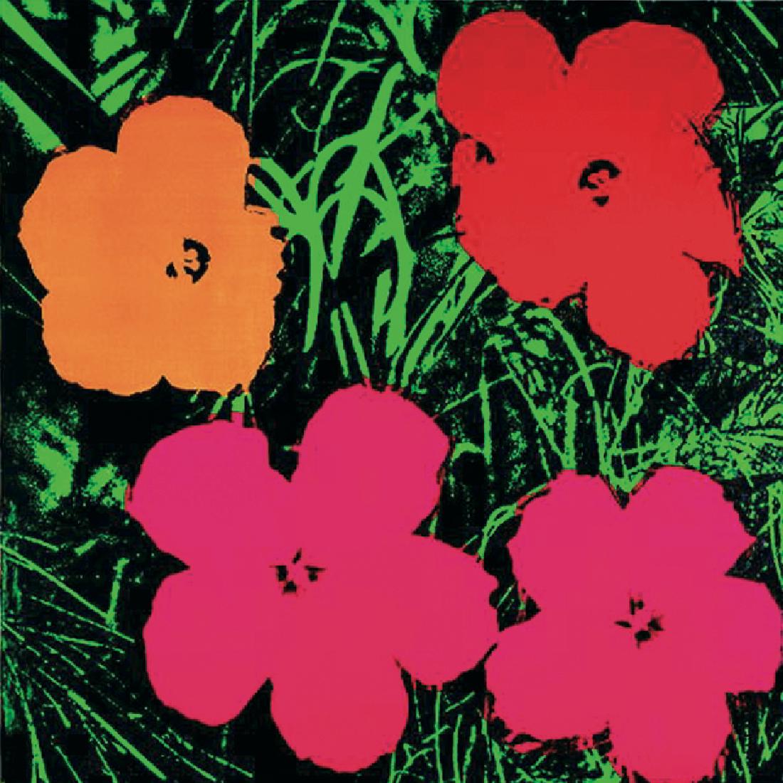 Andy Warhol Offset Lithograph Flowers (sm) (1 of 1)