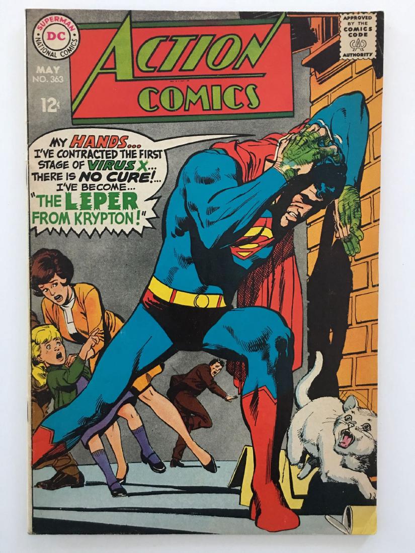 ACTION COMICS #363 - SUPERMAN - F (1 of 1)