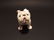 Primitive Miniature Cast Iron White Bull Dog - 3