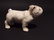 Primitive Miniature Cast Iron White Bull Dog - 6