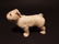 Primitive Miniature Cast Iron White Bull Dog - 7