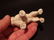 Primitive Miniature Cast Iron White Bull Dog - 8