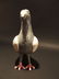 Primitive Cast Iron Folk Art Pigeon - 9