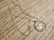 1 3/4" , Brass Magnifying Glass Pendant Necklace - 10