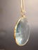 1 3/4" , Brass Magnifying Glass Pendant Necklace - 6