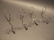 4 OldCoat Rack Metal Wire Iron Farmhouse Bathroom Hook