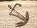 5"Brass Nautical Ships Boat Anchor Paperweight Desk - 10