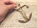 5"Brass Nautical Ships Boat Anchor Paperweight Desk - 5