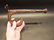 9 1/2" LongLarge Cast Iron Hook Coat Hanger PAT DEC - 2