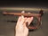 9 1/2" LongLarge Cast Iron Hook Coat Hanger PAT DEC - 3