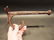 9 1/2" LongLarge Cast Iron Hook Coat Hanger PAT DEC - 4