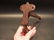 9 1/2" LongLarge Cast Iron Hook Coat Hanger PAT DEC - 7