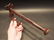 9 1/2" LongLarge Cast Iron Hook Coat Hanger PAT DEC - 8