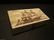 Folk Art Sail Ship Scrimshaw Etched Bone & Wood Trinket - 5